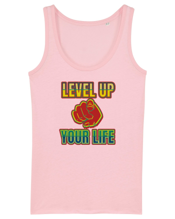Level Up Your Life Cotton Pink