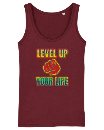 Level Up Your Life Burgundy