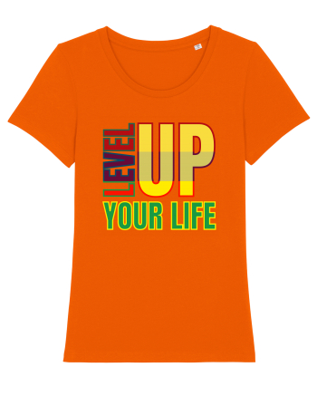 Level Up Your Life Bright Orange