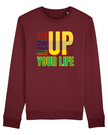 Level Up Your Life Burgundy