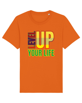 Level Up Your Life Bright Orange