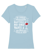 WINE Tricou mânecă scurtă guler larg fitted Damă Expresser