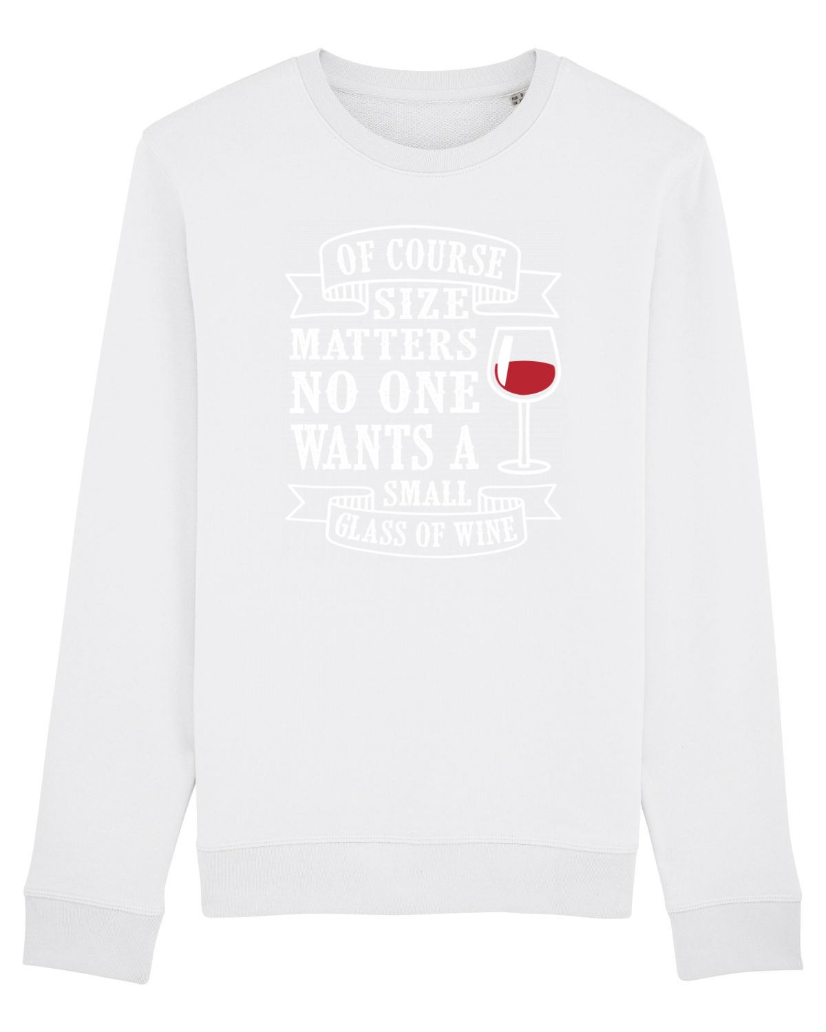 Bluză mânecă lungă Unisex Rise White