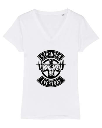 Stronger Everyday Gym Black White