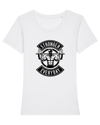 Stronger Everyday Gym Black White
