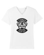 Stronger Everyday Gym Black Tricou mânecă scurtă guler V Bărbat Presenter