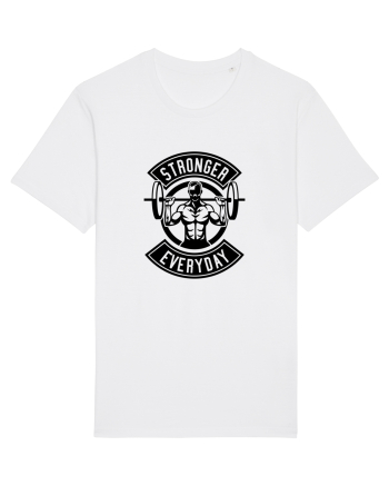 Stronger Everyday Gym Black White
