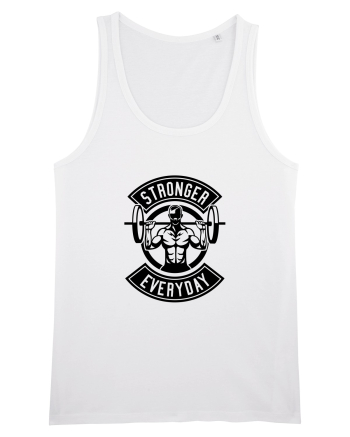 Stronger Everyday Gym Black White