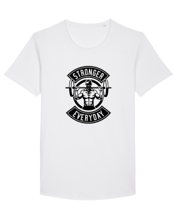 Stronger Everyday Gym Black White