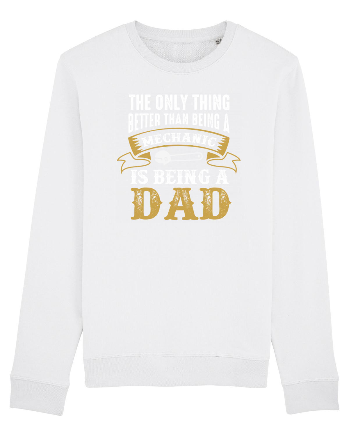 Bluză mânecă lungă Unisex Rise White