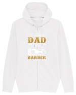 BARBER Hanorac cu fermoar Unisex Connector