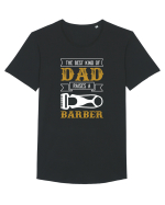 BARBER Tricou mânecă scurtă guler larg Bărbat Skater