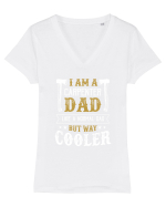 CARPENTER Tricou mânecă scurtă guler V Damă Evoker