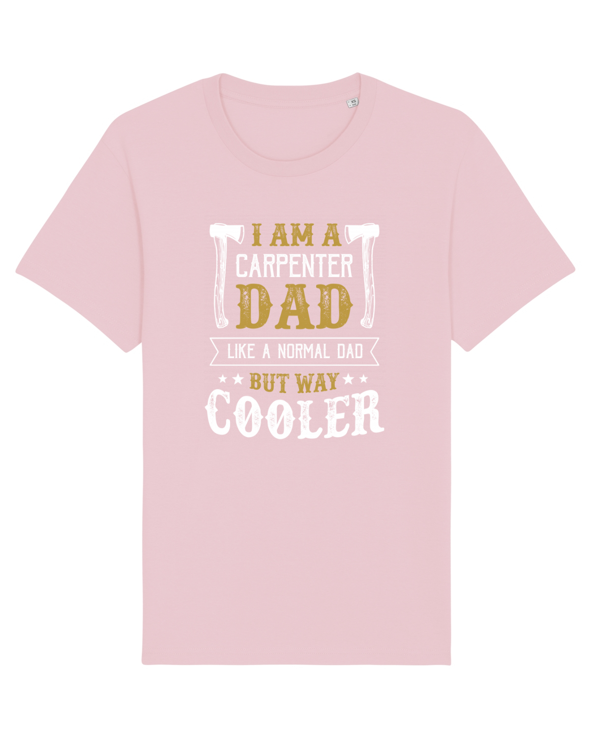 Tricou mânecă scurtă Unisex Rocker Cotton Pink