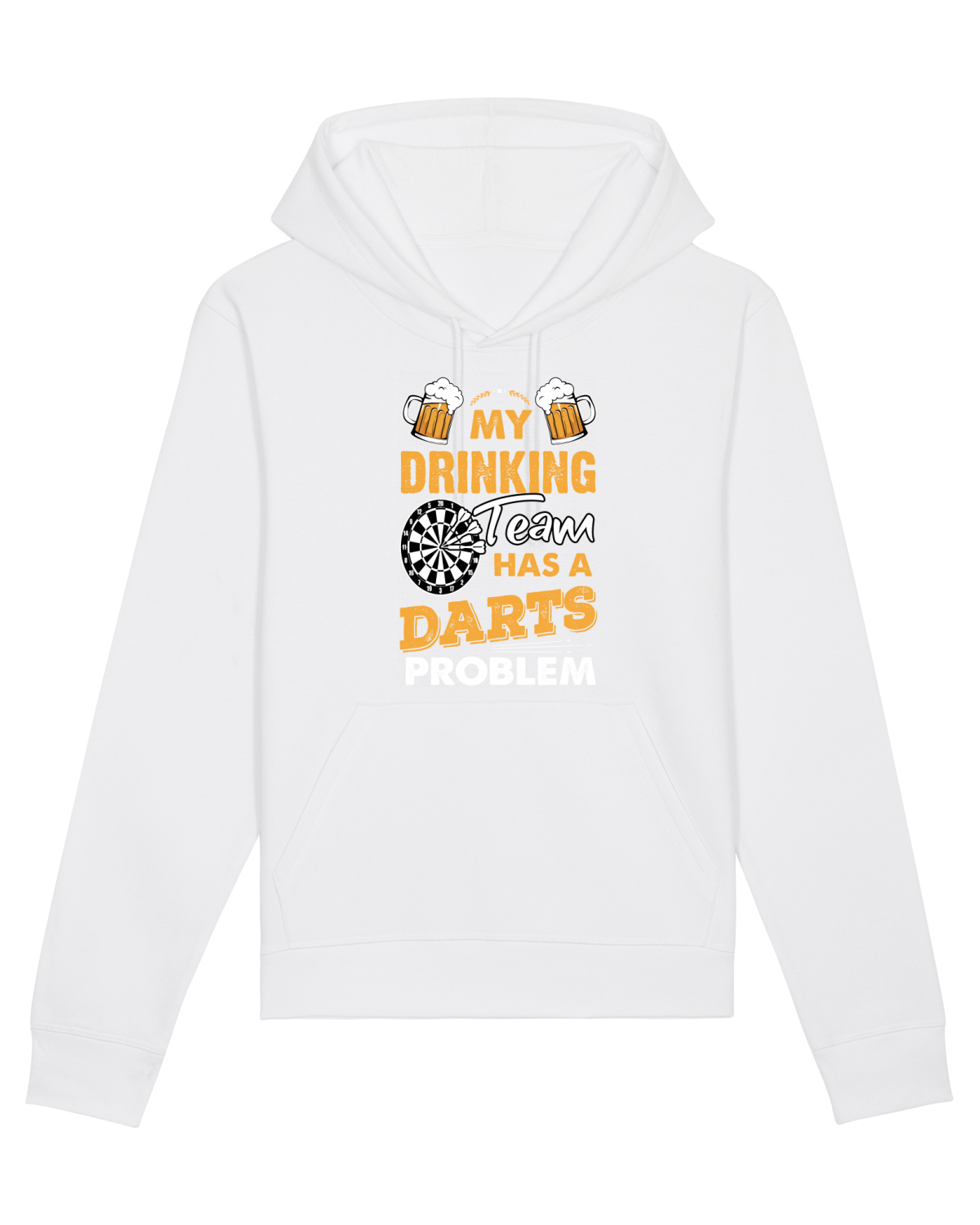 Hanorac Unisex Drummer White