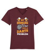 DARTS Tricou mânecă scurtă guler V Bărbat Presenter
