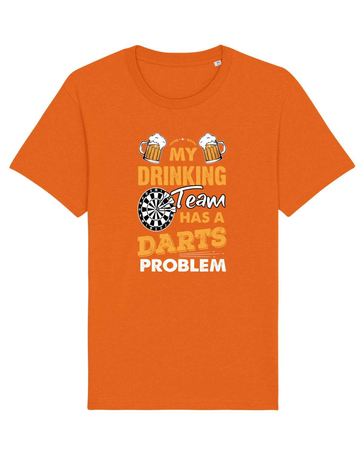 Tricou mânecă scurtă Unisex Rocker Bright Orange