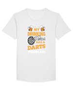 DARTS Tricou mânecă scurtă guler larg Bărbat Skater