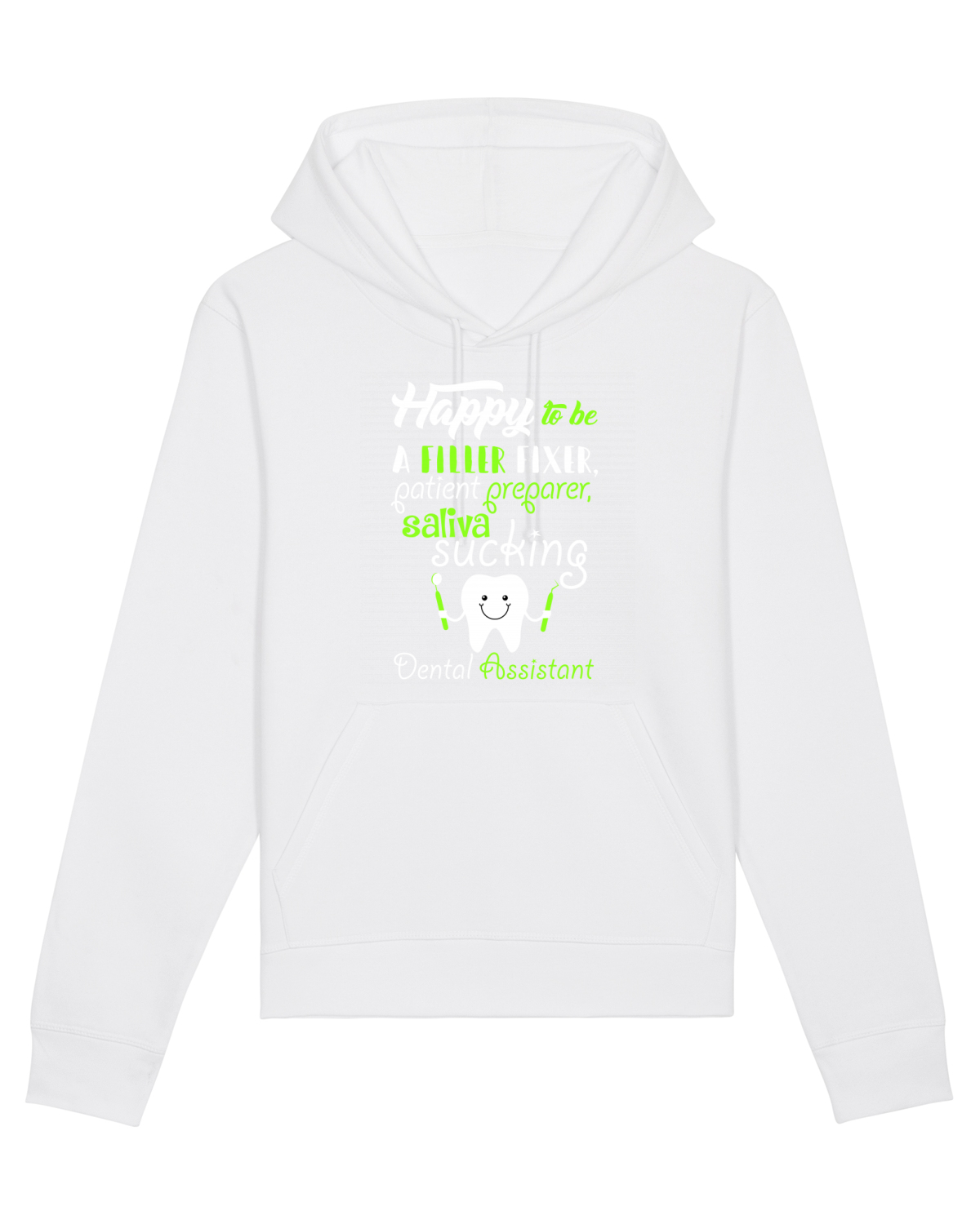 Hanorac Unisex Drummer White