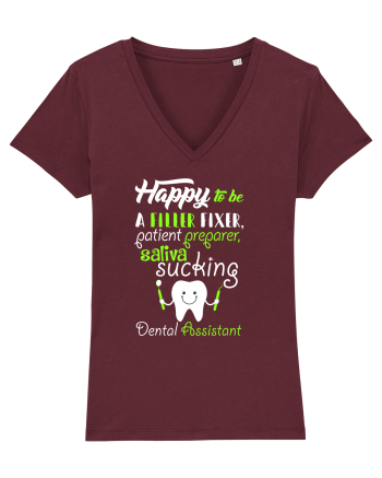 DENTAL ASSISTANT Burgundy