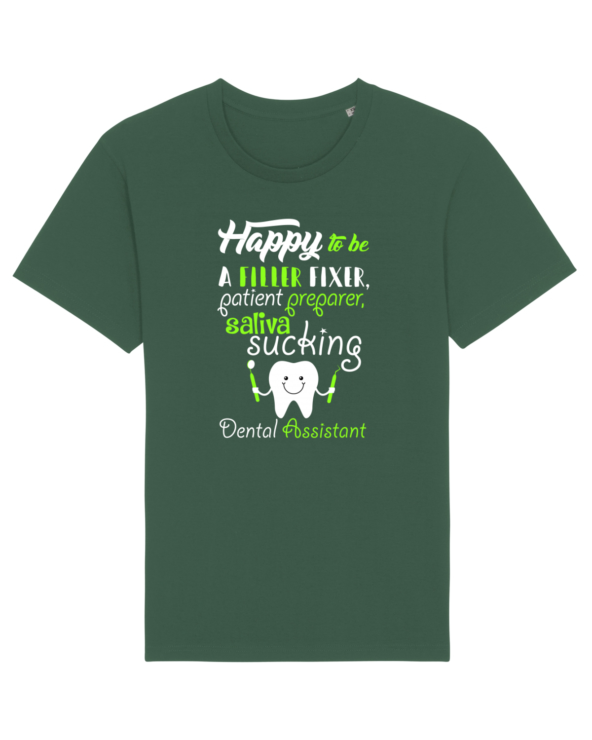 Tricou mânecă scurtă Unisex Rocker Bottle Green