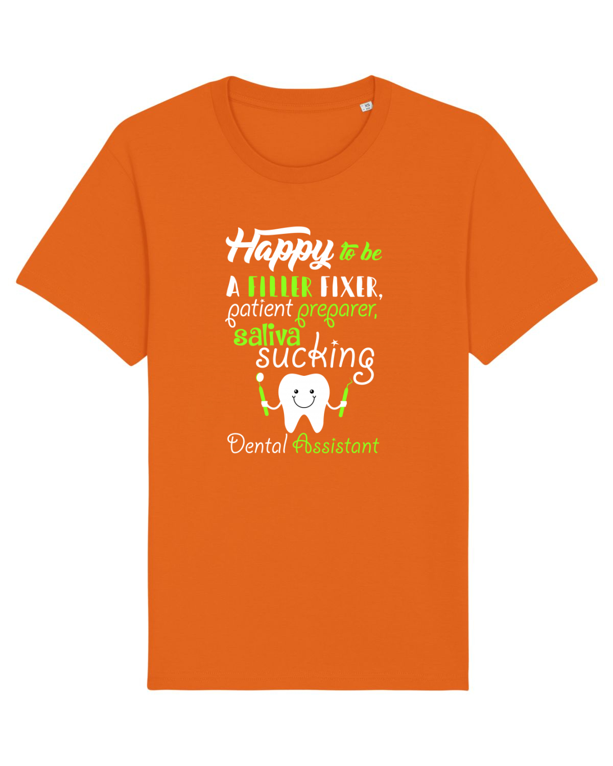 Tricou mânecă scurtă Unisex Rocker Bright Orange