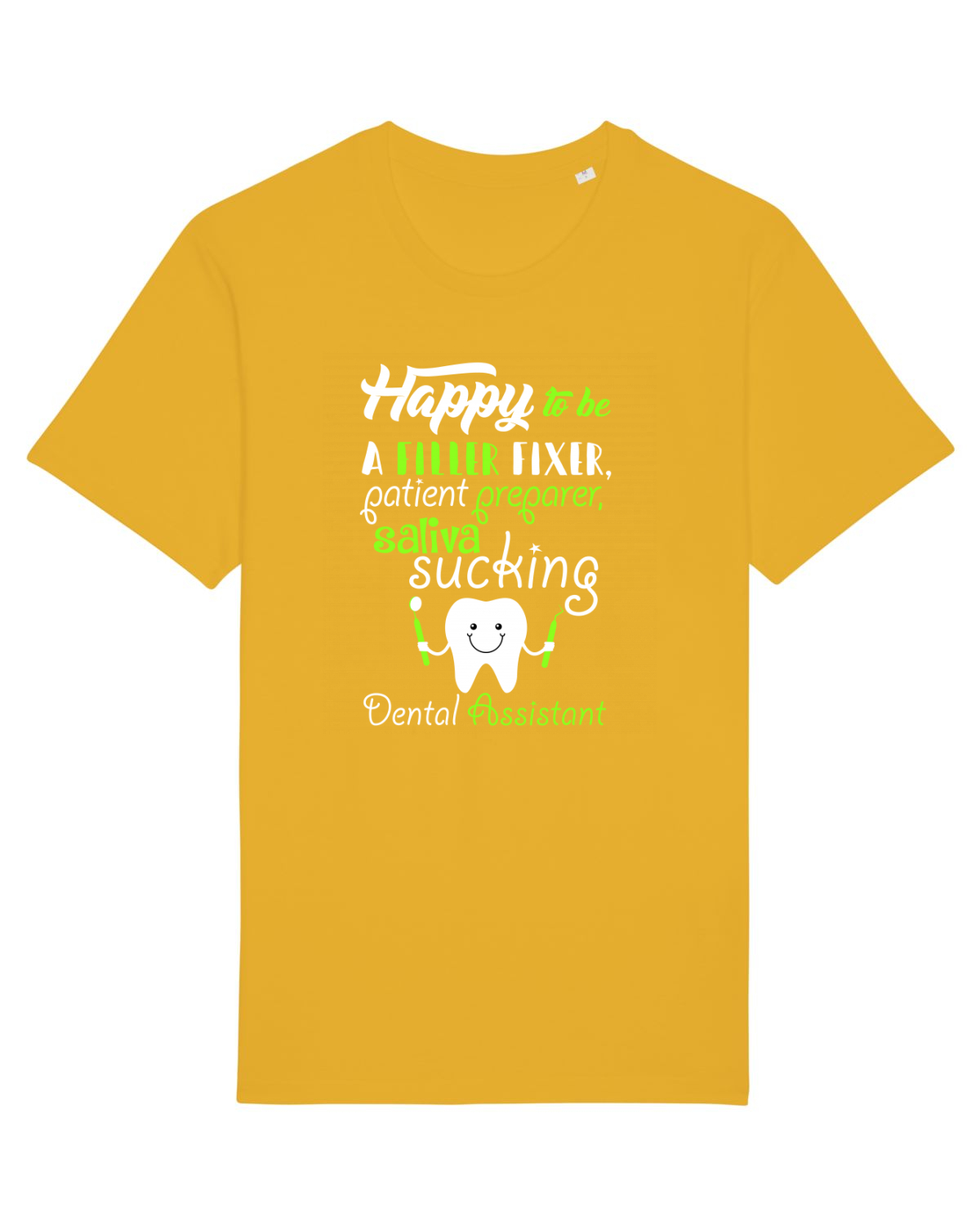 Tricou mânecă scurtă Unisex Rocker Spectra Yellow