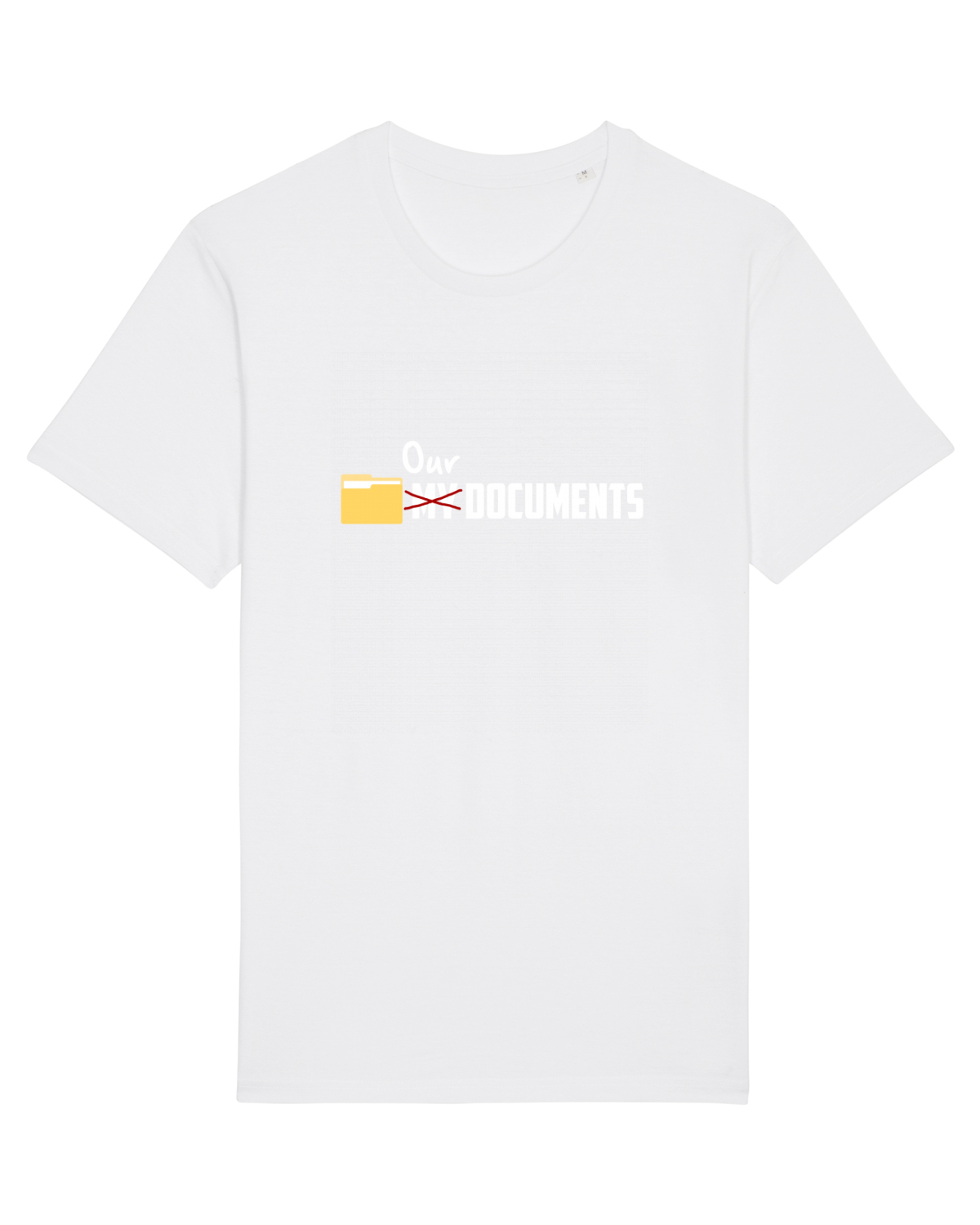 Tricou mânecă scurtă Unisex Rocker White