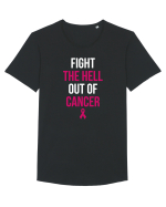 CANCER FIGHTING Tricou mânecă scurtă guler larg Bărbat Skater