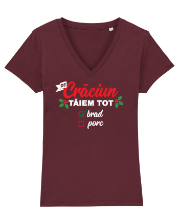 De Craciun Burgundy