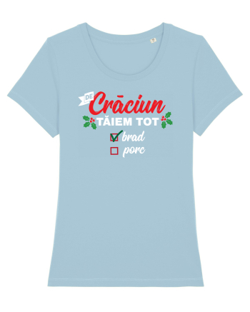 De Craciun Sky Blue