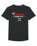 De Craciun Tricou mânecă scurtă guler larg Bărbat Skater