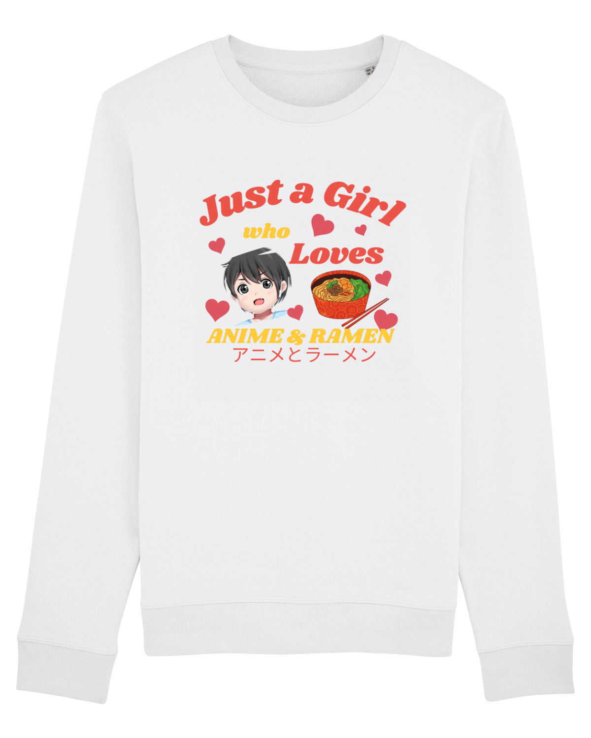 Bluză mânecă lungă Unisex Rise White
