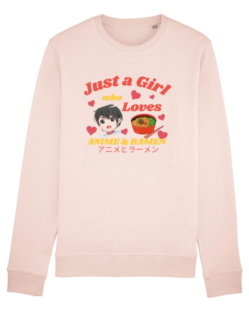 Just A Girl Who Loves Anime And Ramen Candy Pink