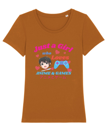 Just A Girl Who Loves Anime And Games Roasted Orange