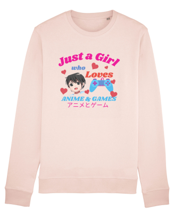 Just A Girl Who Loves Anime And Games Candy Pink