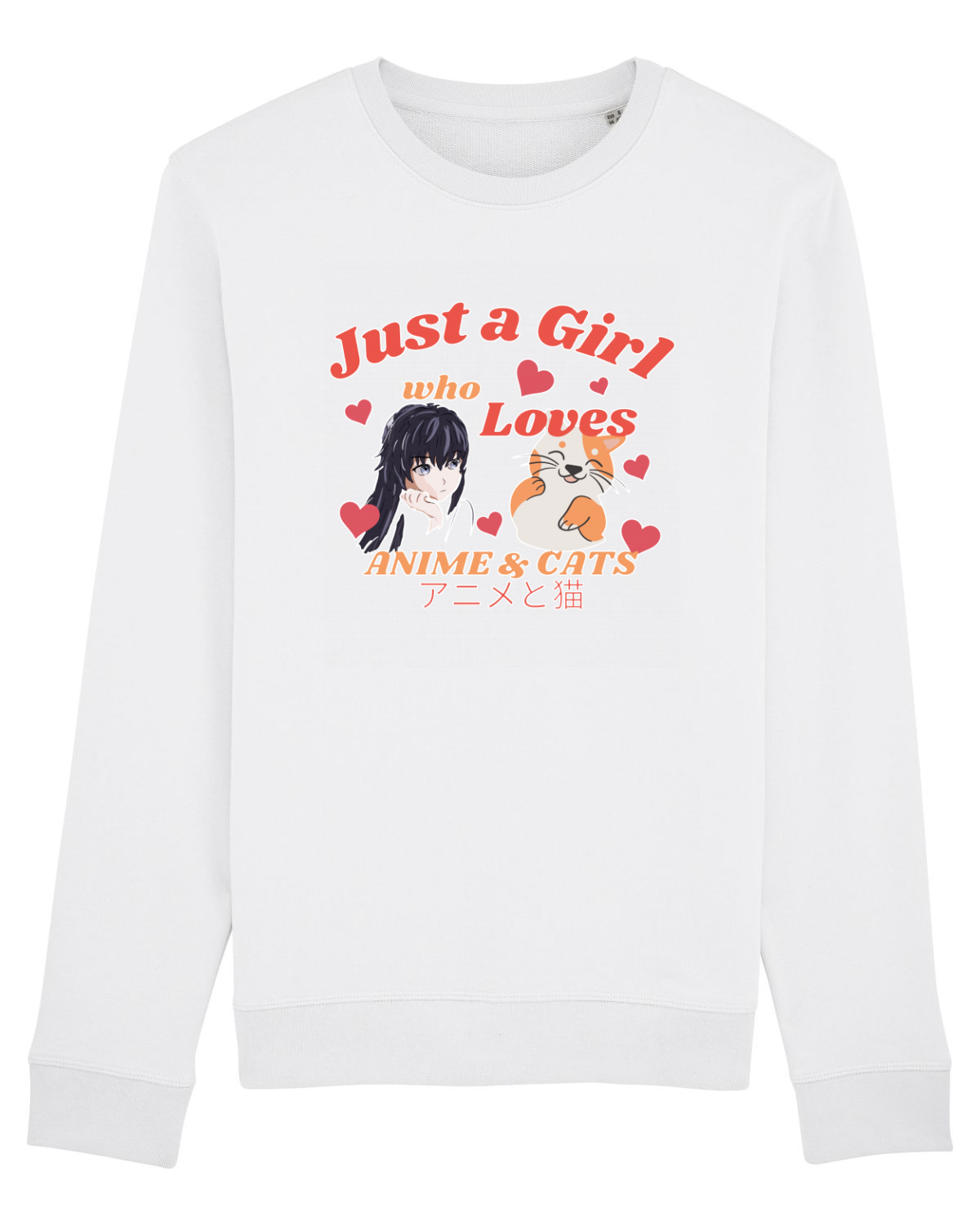 Bluză mânecă lungă Unisex Rise White