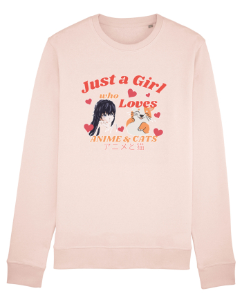 Just A Girl Who Loves Anime And Cats Candy Pink