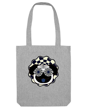 Psychedelic Cat Heather Grey