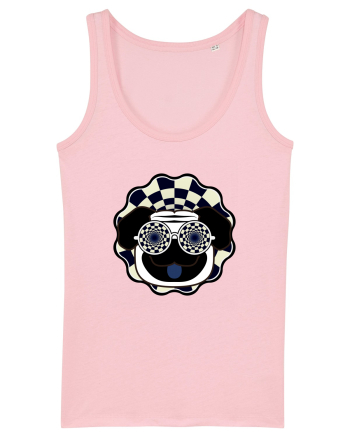 Psychedelic Cat Cotton Pink