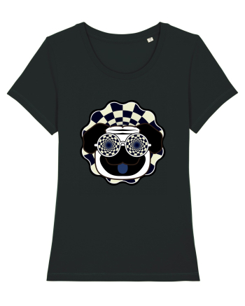Psychedelic Cat Black