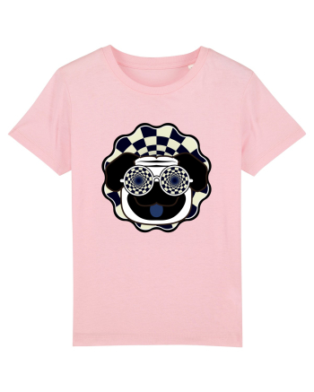 Psychedelic Cat Cotton Pink