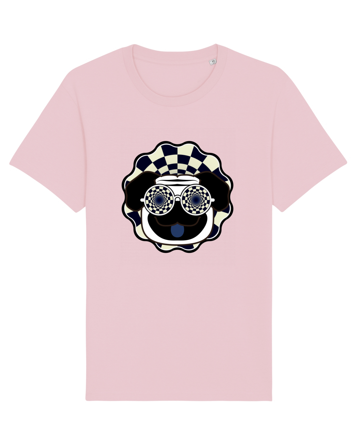 Tricou mânecă scurtă Unisex Rocker Cotton Pink