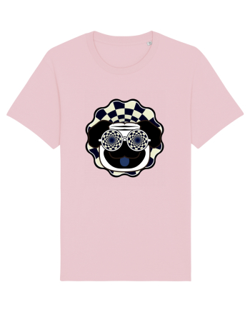 Psychedelic Cat Cotton Pink