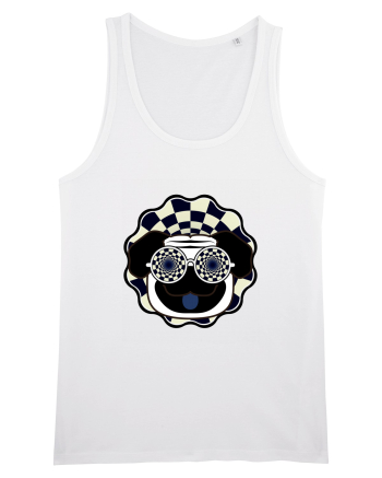Psychedelic Cat White