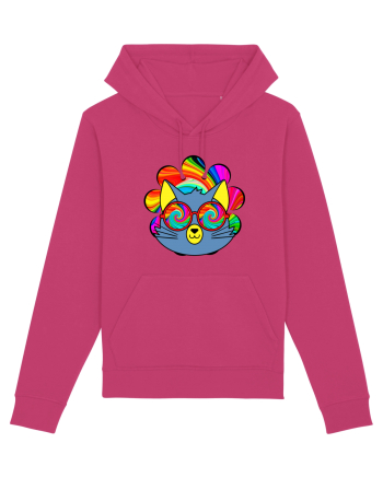 Psychedelic Cat Raspberry