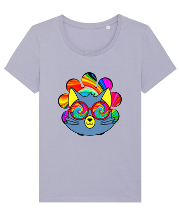 Psychedelic Cat Lavender