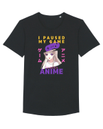 I Paused My Game To Watch Anime Tricou mânecă scurtă guler larg Bărbat Skater