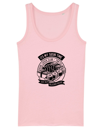 Sushi Time Tokyo Black Cotton Pink