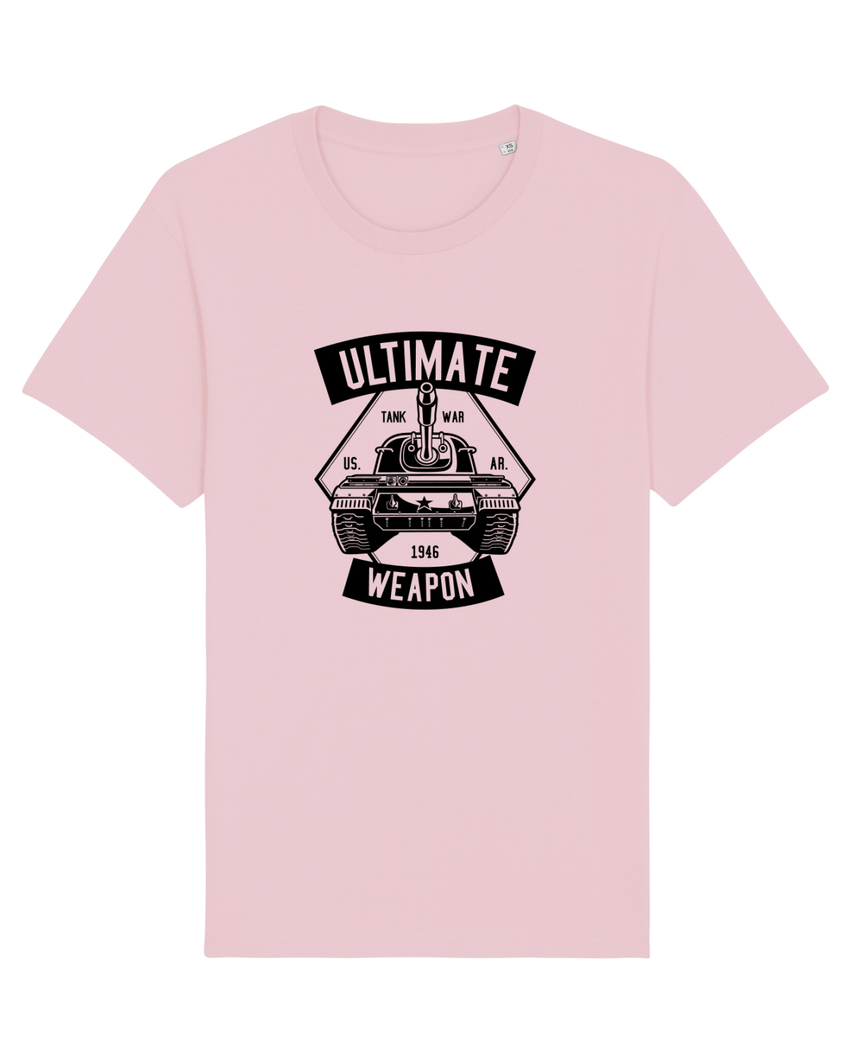 Tricou mânecă scurtă Unisex Rocker Cotton Pink